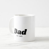 Mug Papa a établi la typographie moderne (Devant gauche)