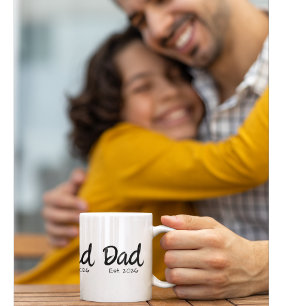 Mug Papa a établi un nouveau cadeau pour papa