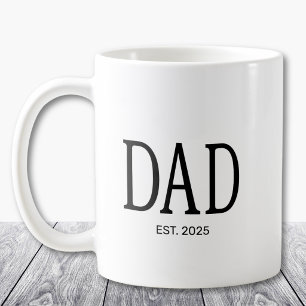 Mug Papa a établi un nouveau cadeau pour papa