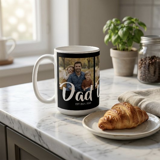 Mug Papa a établi un script noir 3 Photo