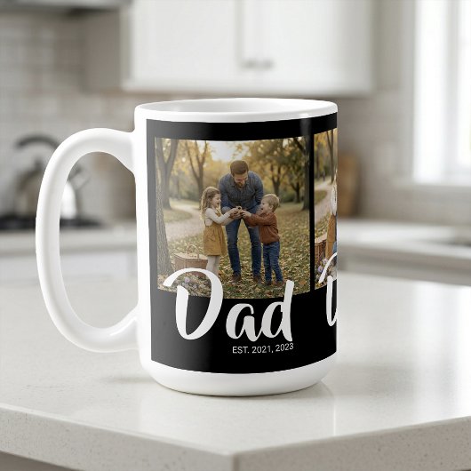 Mug Papa a établi un script noir 3 Photo