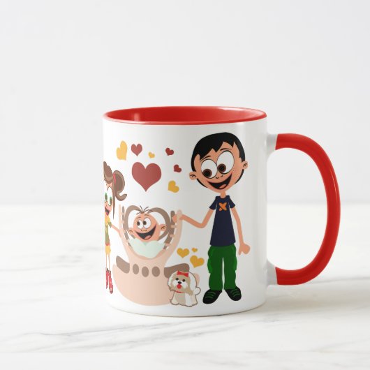 Mug Papa aime bébé le plus au monde (Droite)