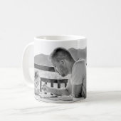 Mug Papa ajoute ta propre photo personnalisée (Devant gauche)