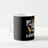 Mug Papa amateur de chien est formidable (Devant gauche)