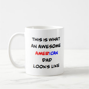 Mug papa américain, génial