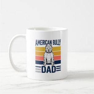 Mug Papa American Bully Vintage Conception de T-shirt