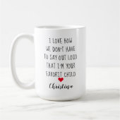 Mug Papa Anniversaire et Fête des pères Ajouter photo  (Gauche)