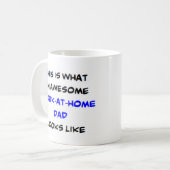 Mug papa au travail, génial (Devant gauche)