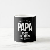Mug Papa authentique et fiable | Cadeau Père (Centre)