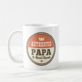 Mug Papa authentique un vrai classique (Gauche)