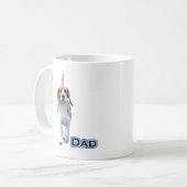 Mug Papa Beagle 4 (Devant gauche)