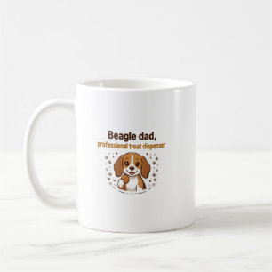 Mug Papa Beagle — Distributeur de friandises professio