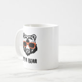 Mug Papa Bear graphique Personnalisé (Devant gauche)