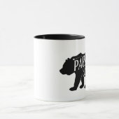 Mug Papa Bear Mug, Papa Bear Cup, papa ou papa cadeau, (Centre)