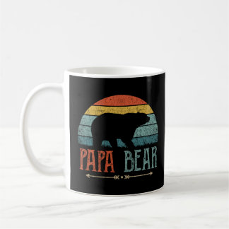 Mug Papa Bear Vintage Papa Fête des pères Retro Papa