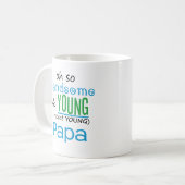 Mug Papa beau et jeune (Devant gauche)