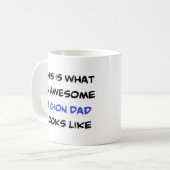 Mug papa bichon, génial (Devant gauche)