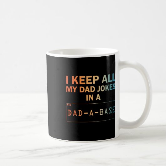 Mug Papa Blagues Design For Men Papa Base De Données P (Droite)