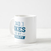Mug Papa Blagues Sont Ma Spécialité (Devant gauche)