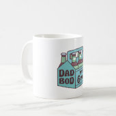 Mug Papa Bod Avec Six Pack Bière Drôle (Devant gauche)
