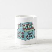 Mug Papa Bod Avec Six Pack Bière Drôle (Centre)