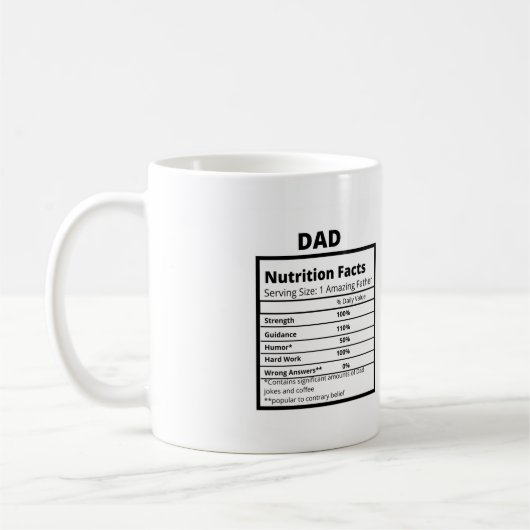 Mug Papa - Boue d'ingrédients (Gauche)