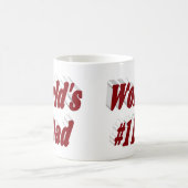 Mug Papa burgundy demi-texte (Centre)