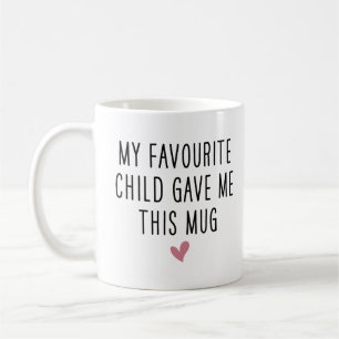 Mug Papa Cadeau Anniversaire, Mon Enfant Préféré M'A D