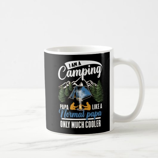 Mug Papa Camping Moderne (Droite)
