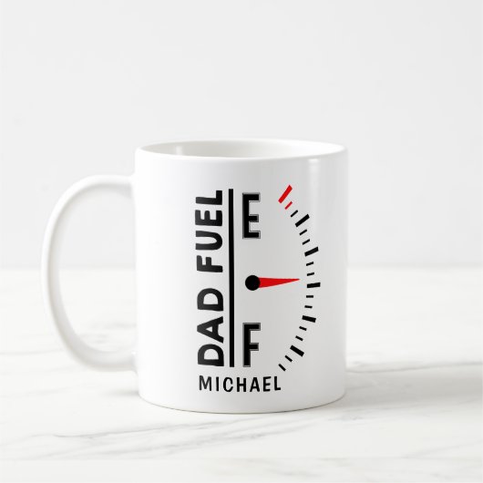Mug Papa Carburant Funny Fête des pères Anniversaire P (Gauche)