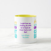 Mug Papa Chat Drôle Anniversaire - Grimpant Aux Murs P (Centre)