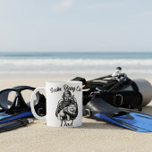 Mug Papa Chat Plongée en Scaphandre Marin