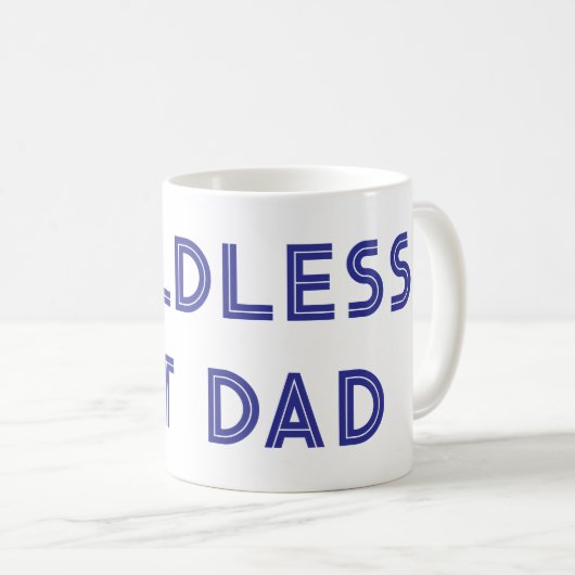 Mug Papa chat sans enfant (Devant droit)