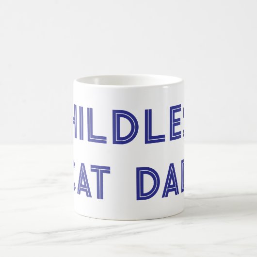 Mug Papa chat sans enfant (Centre)