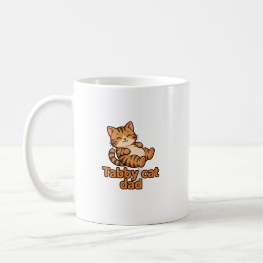 Mug Papa Chat Tigre (Gauche)