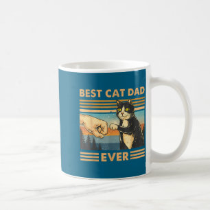 Mug Papa chat vintage chat coup de poing drôle amateur