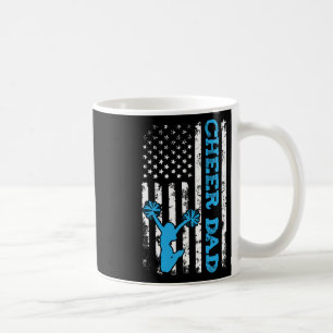 Mug Papa cheerleader Drapeau américain Papa cheerleade