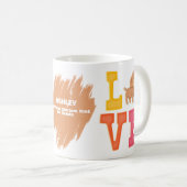 Mug Papa Chien Mignon Caniche (Devant droit)