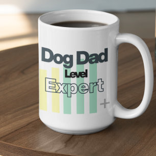 Mug Papa Chien Personnalisable Niveau Expert