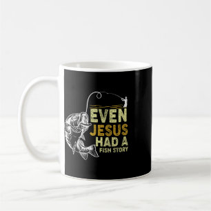 Mug Papa chrétien vintage pêche Même Jésus avait un Fi