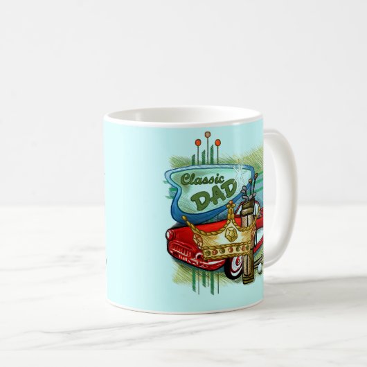 Mug Papa classique (Devant droit)