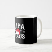 Mug Papa Claus cadeau de Noël pour papa (Devant droit)