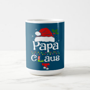 Mug Papa Claus Chemise Noël Pyjama Famille Corresponda