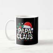 Mug Papa Claus Christmas Lights Santa Family Matching  (Gauche)