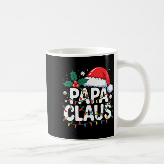 Mug Papa Claus Christmas Lights Santa Family Matching  (Droite)