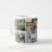 Mug Papa Collage Photo Tendance 5 (Devant gauche)
