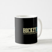 Mug Papa Comme Papa Normal Mais Glacière Hockey Papa C (Devant droit)