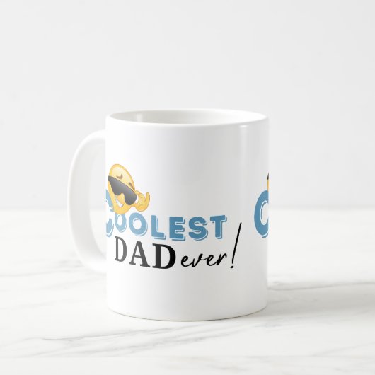 Mug Papa cool jamais (Devant gauche)