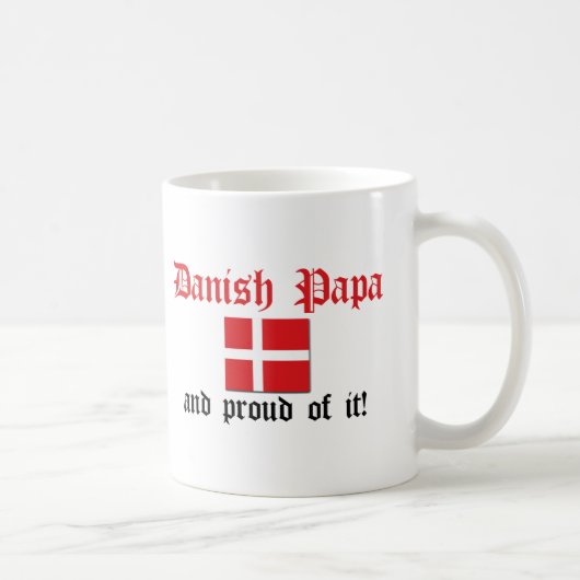 Mug Papa danois fier (Droite)