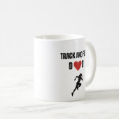 Mug Papa d'athlétisme (Devant droit)
